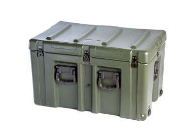 Кейс транспортировочный Military объем 162,99л, внутренн разм 762*463*462мм, IP67, с колёсами
