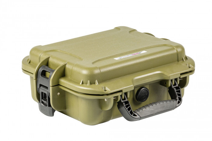 Кейс пластиковый OffRoadTeam Серия-Element модель EL613050 ЗЕЛЕНЫЙ, внутренние размеры 261*212*116мм, IP65